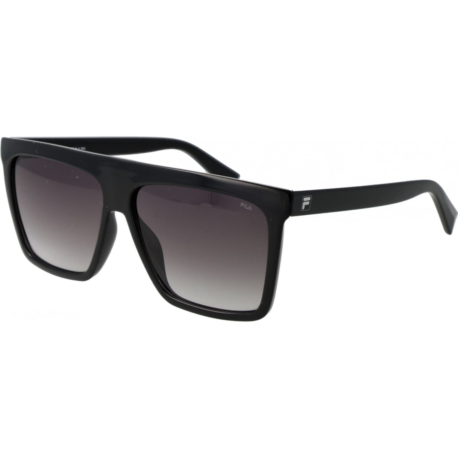 Fila FILA Men's SFI834 600Z42 Square/Rectangle Sunglasses in Black