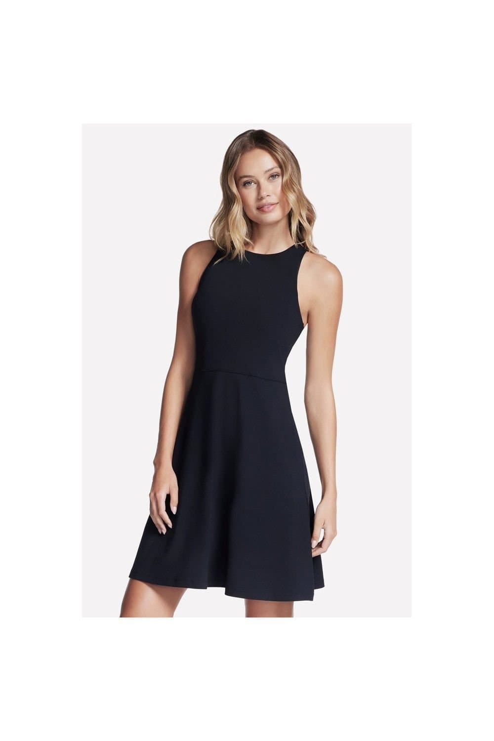 Skechers Skechers Black Racerback Dress in Nylon Spandex