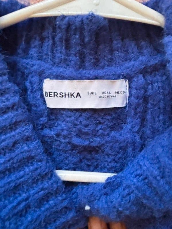 Bershka Blue bershka knit sweater
