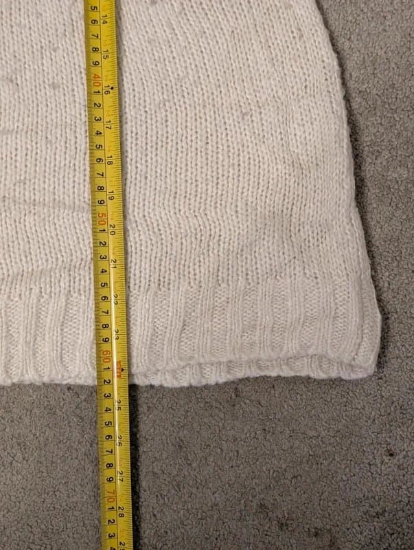 Reclaimed Vintage Y2K Sweater Jumper Womens - Size 14 Beige