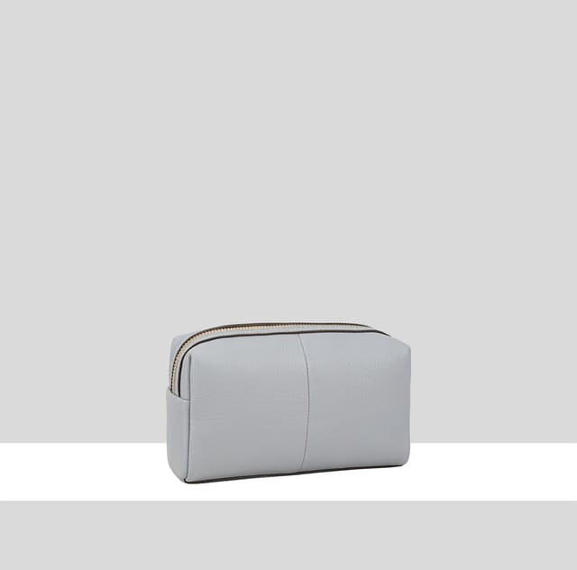 Paul Costelloe Paul Costelloe Women's Sesia Leather Pouch in Blue - 3