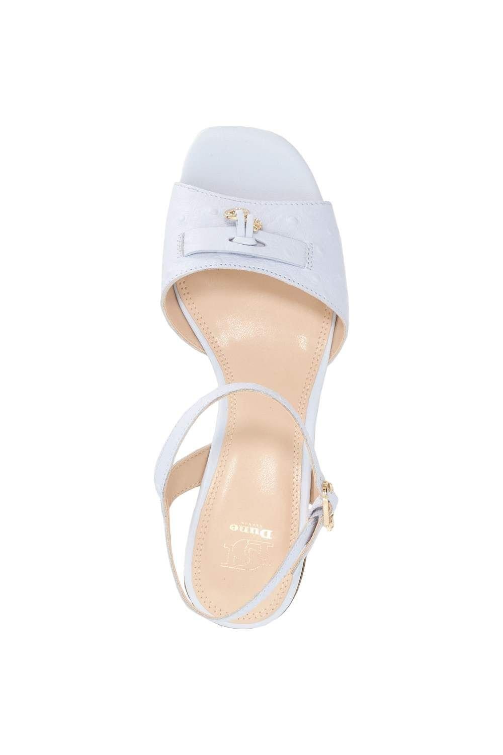 Dune London Dune London Women's 'Jaxxton' Leather Sandals in Blue - 4