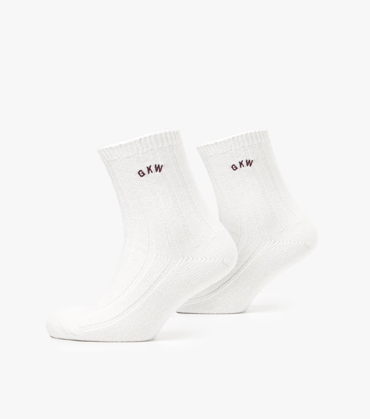 Gym King Gym King White Knitted Socks