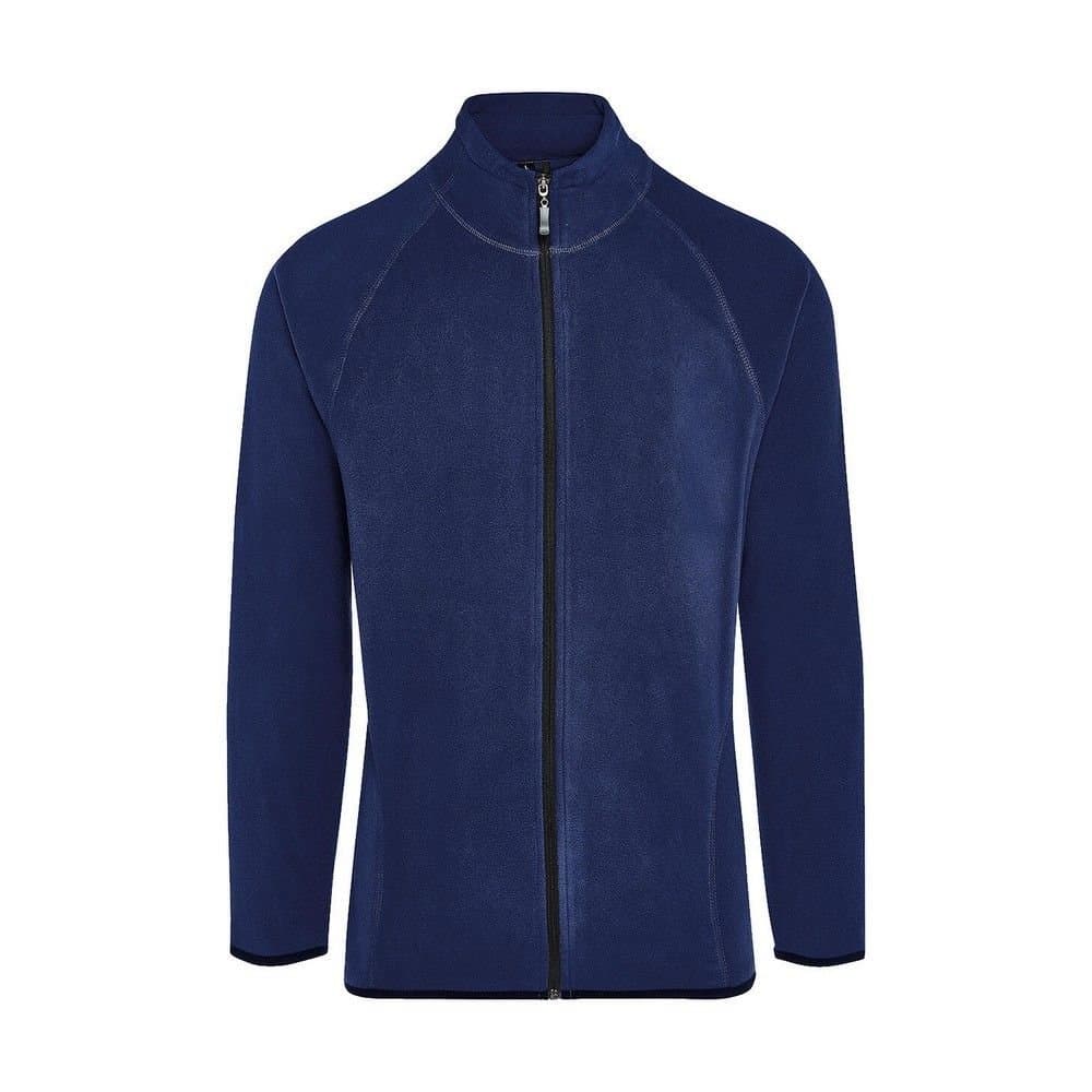 Signature Signature Men's Zip Microfleece Tagless Jacket in Navy