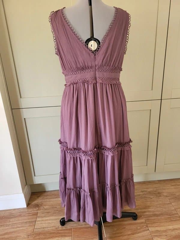 ASOS Curve ASOS Curve dusty lilac purple sleeveless maxi dress