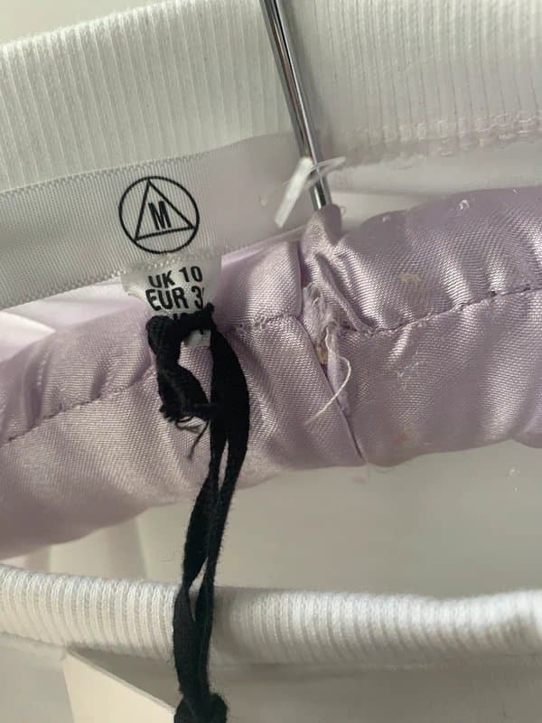 ASOS White body top size 10