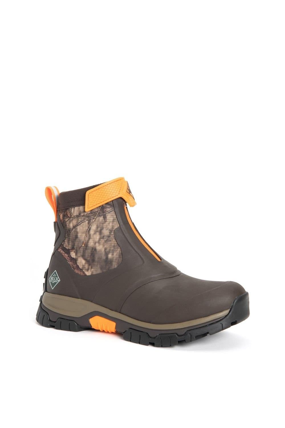 Muck Boots Muck Boots Men's 'Apex Mid Zip' Wellington Boots in Dark Brown