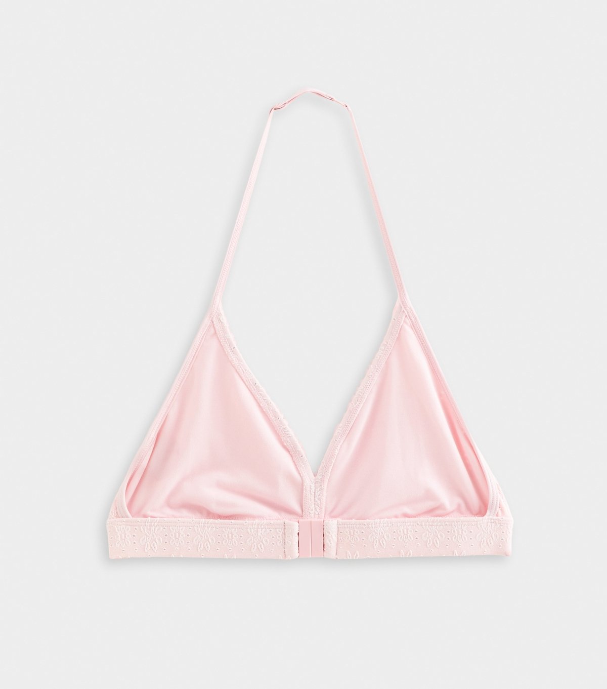 New Look Girls' Light Pink Ruffle Floral Halter Bikini Set New Look - 2