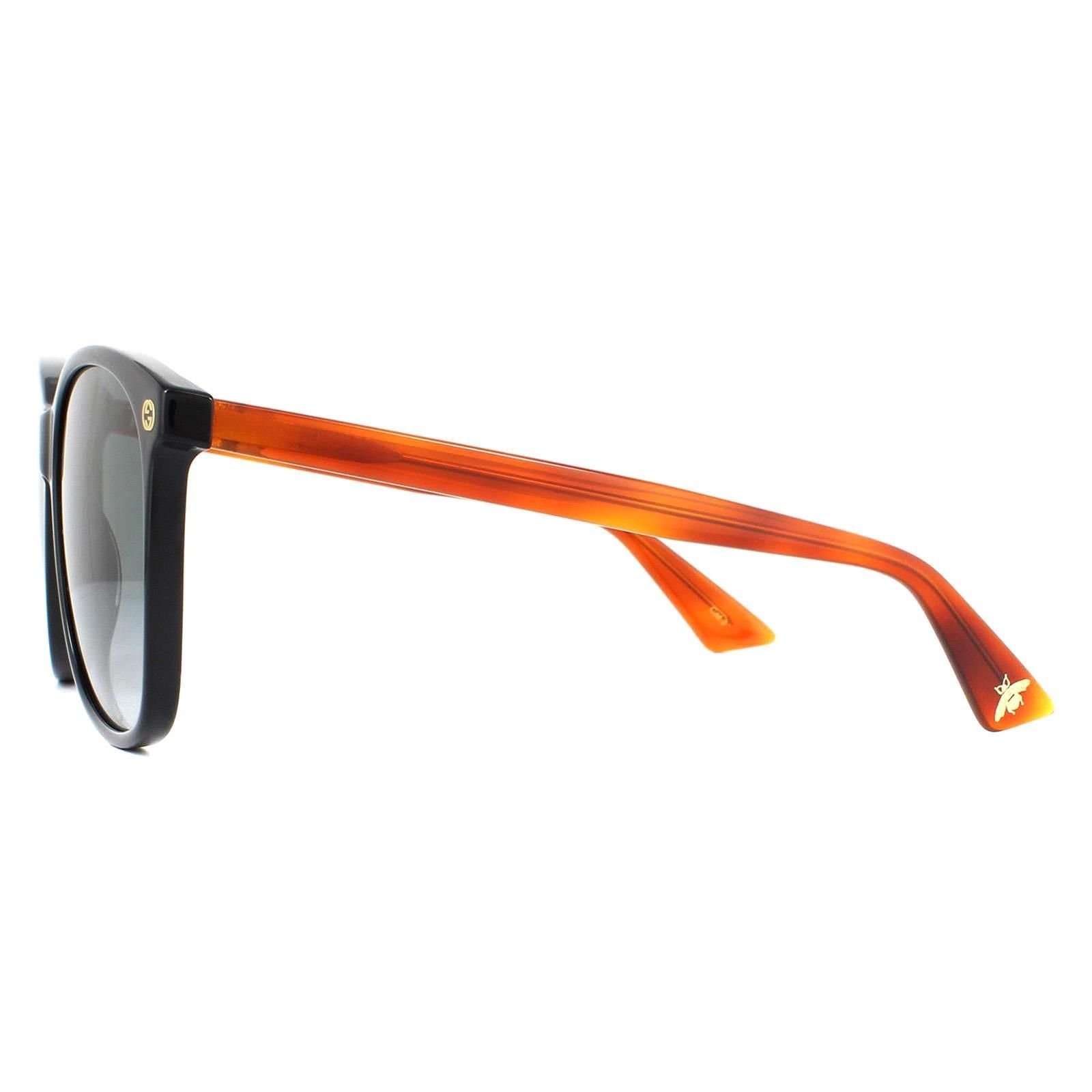 Gucci Gucci Women's Square Black Brown Grey Gradient Sunglasses - 3