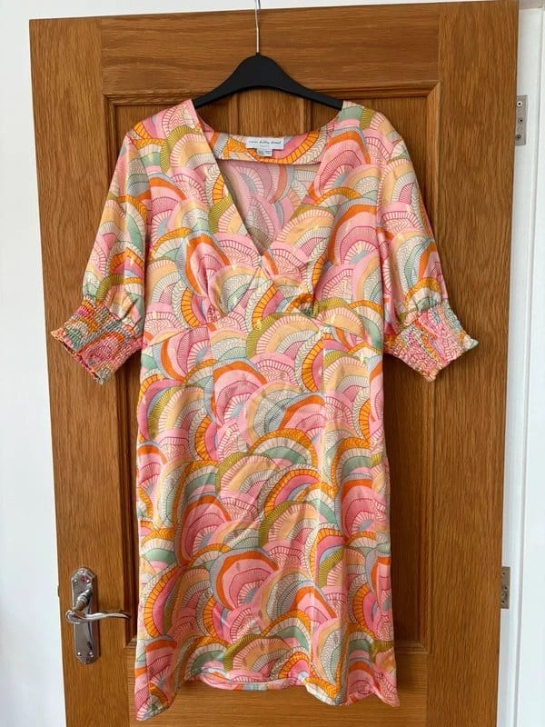 Never Fully Dressed Multi Silk Mini Dress
