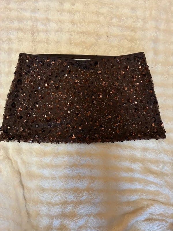 Bershka Bershka sequin mini skirt