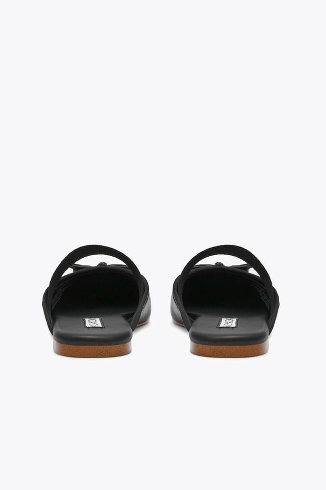 Steve Madden STEVE MADDEN Women's 'Cutesy Black Leather' Flats - 3