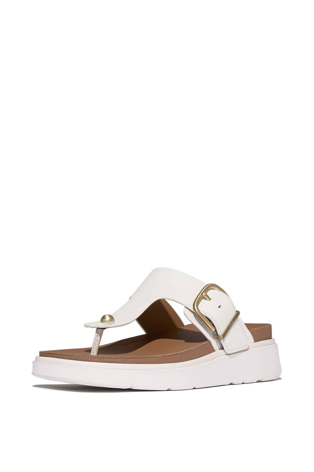 FitFlop FitFlop Women's Gen-FF Toe-Post Sandals in White - 3