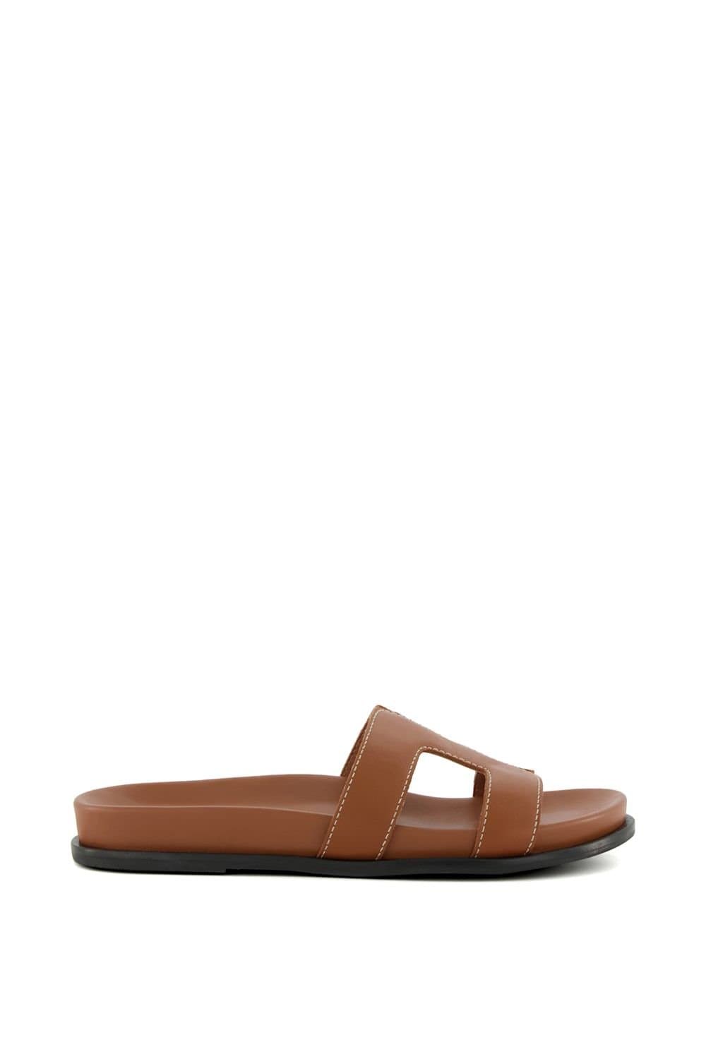 Dune London Dune London Women's 'Loupa' Leather Sandals in Brown