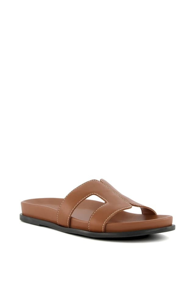 Dune London Dune London Women's 'Loupa' Leather Sandals in Brown - 2