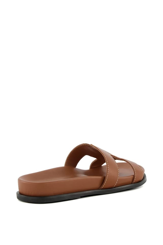 Dune London Dune London Women's 'Loupa' Leather Sandals in Brown - 3