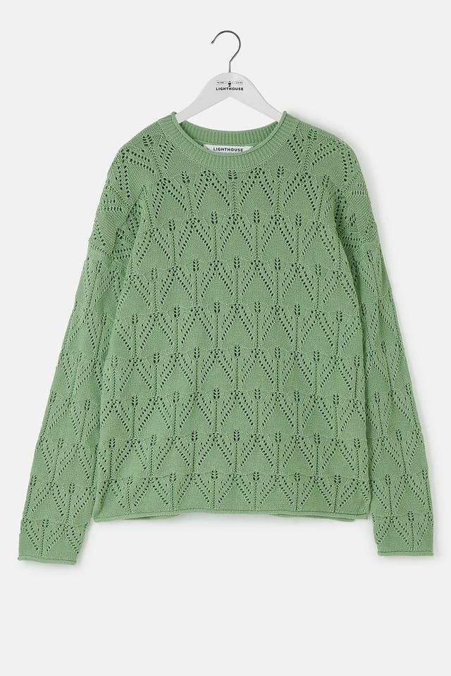 Lighthouse Clothing Lighthouse Clothing Women's Eden Jumper in Light Green - 2