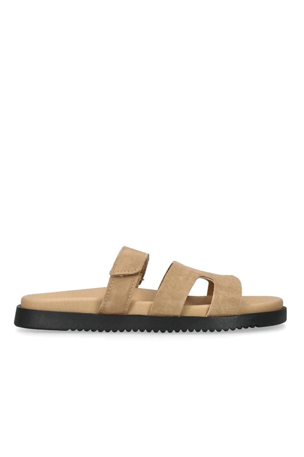 Steve Madden STEVE MADDEN Women's 'Missile Taupe' Suede Flats in Taupe