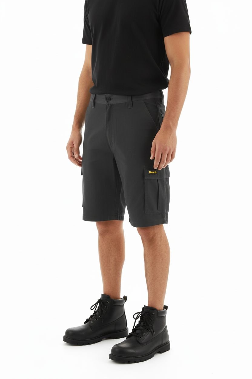 Bench Bench Men's Newquay Cargo Short in Grey - 4