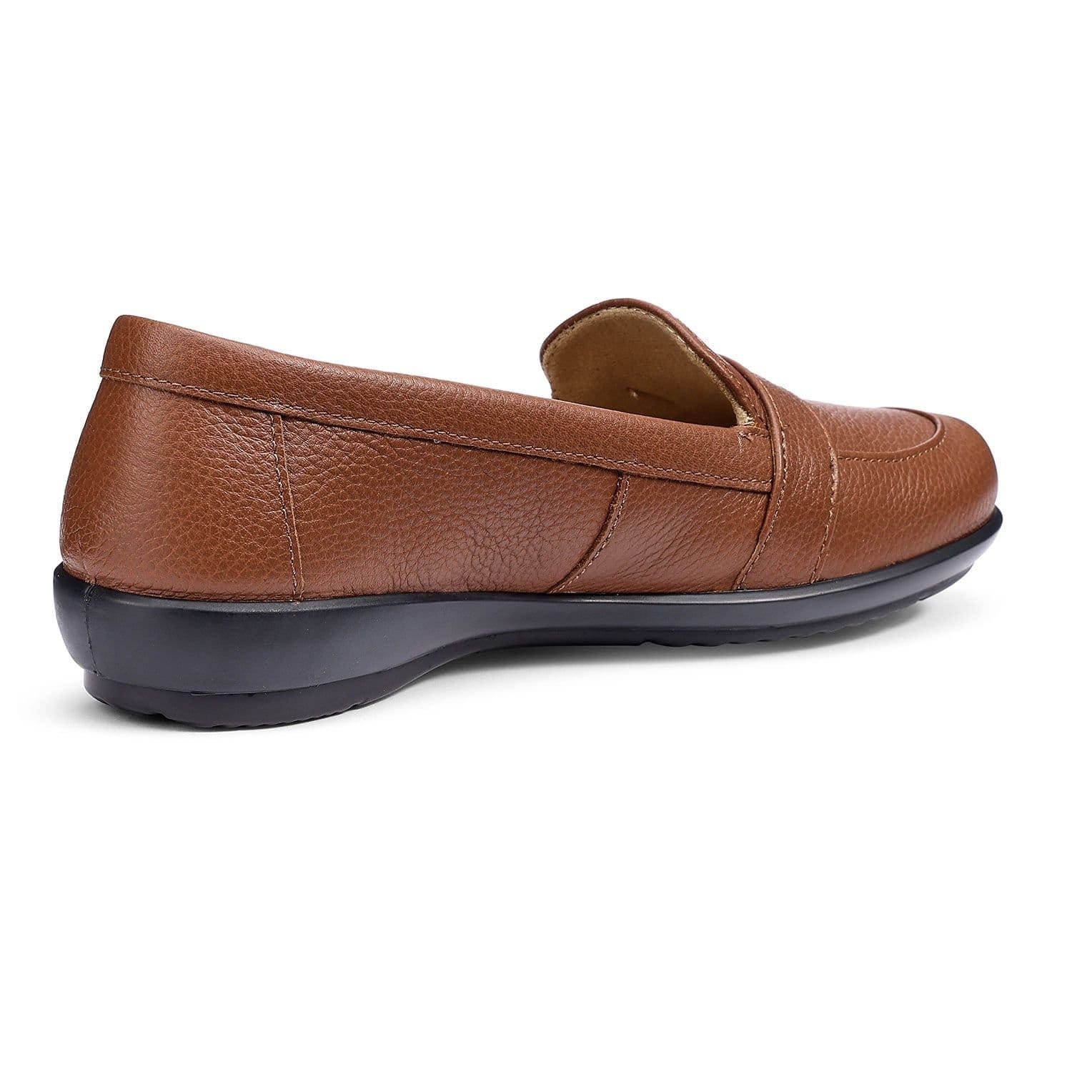 Hotter Hotter Women's Extra Wide 'Clay' Loafers in Tan - 4