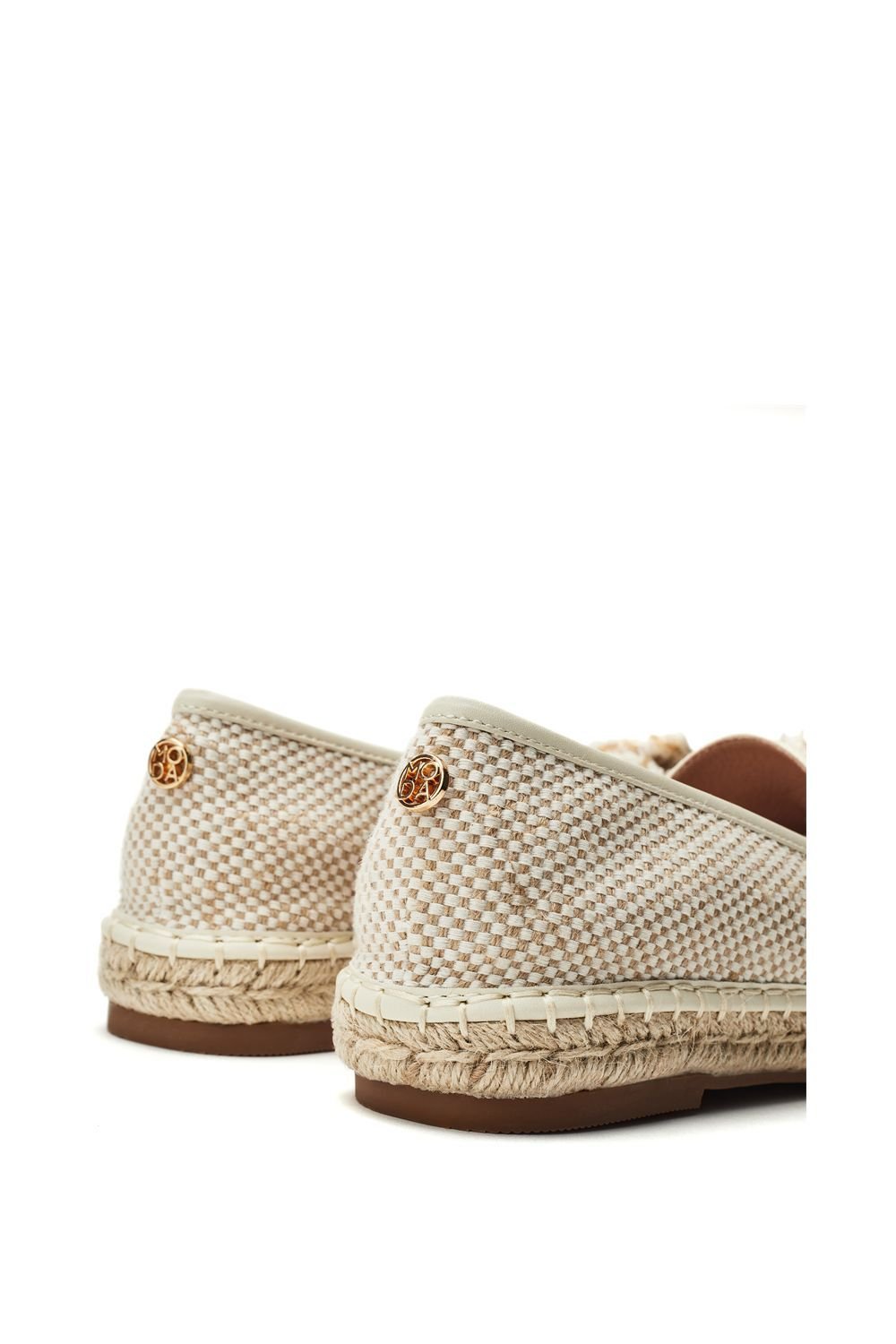 Moda In Pelle Moda In Pelle Women's 'Erica' Textile Loafers in Natural - 4