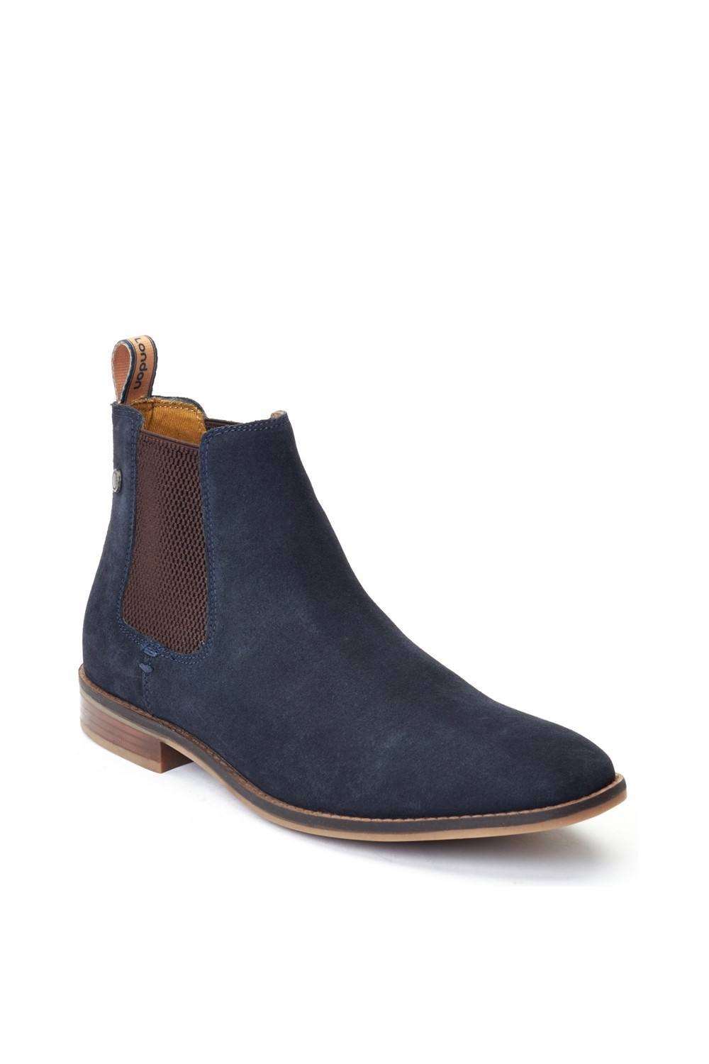 Base London Base London Men's Virgil Chelsea Boot in Navy - 2
