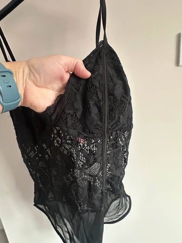 New Look Black lace bodysuit