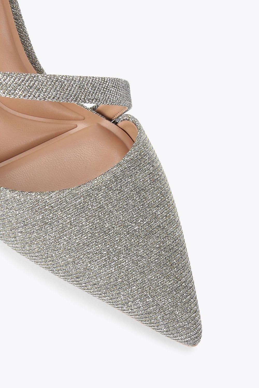 Carvela Carvela Women's 'Symmetry Court' Fabric Heels in Gold - 4