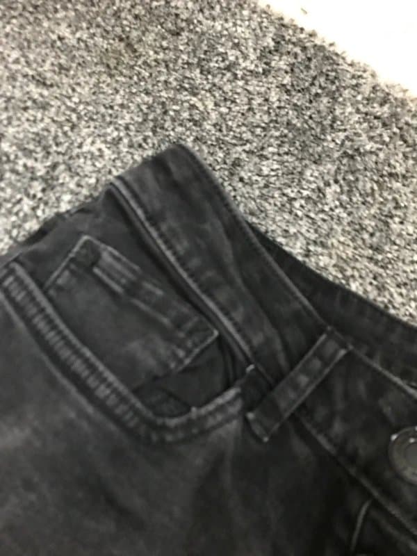 Primark Mens waist 28 inch skinny black button up jeans primark