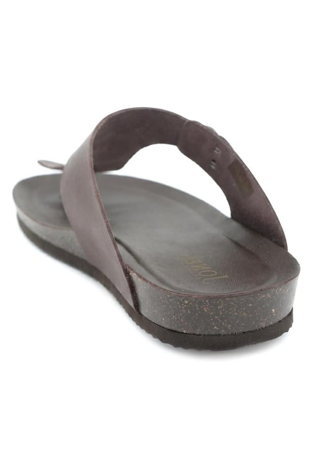 Jones Bootmaker Jones Bootmaker Men's Wales Leather Toe Post Mules in Brown - 3