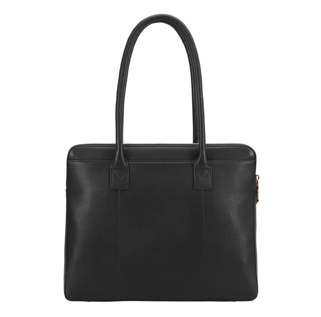 Paul Costelloe Paul Costelloe Women's Lorca Leather Shoulder Bag in Jet Black - 3