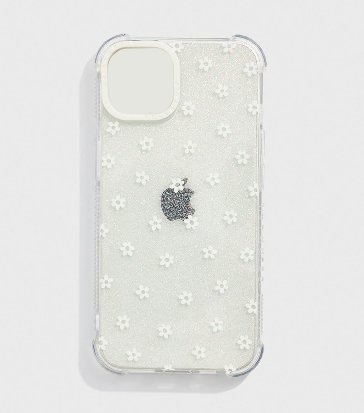 Skinnydip White Sparkle Ditsy Flower iPhone Case Skinnydip New Look