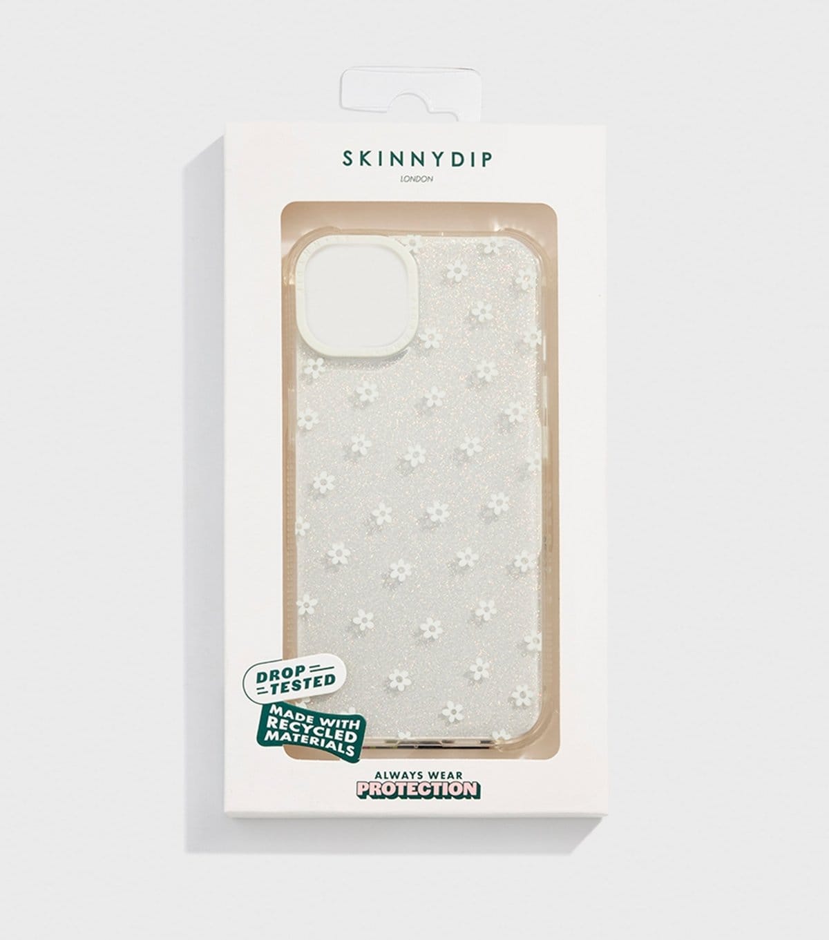 Skinnydip White Sparkle Ditsy Flower iPhone Case Skinnydip New Look - 4