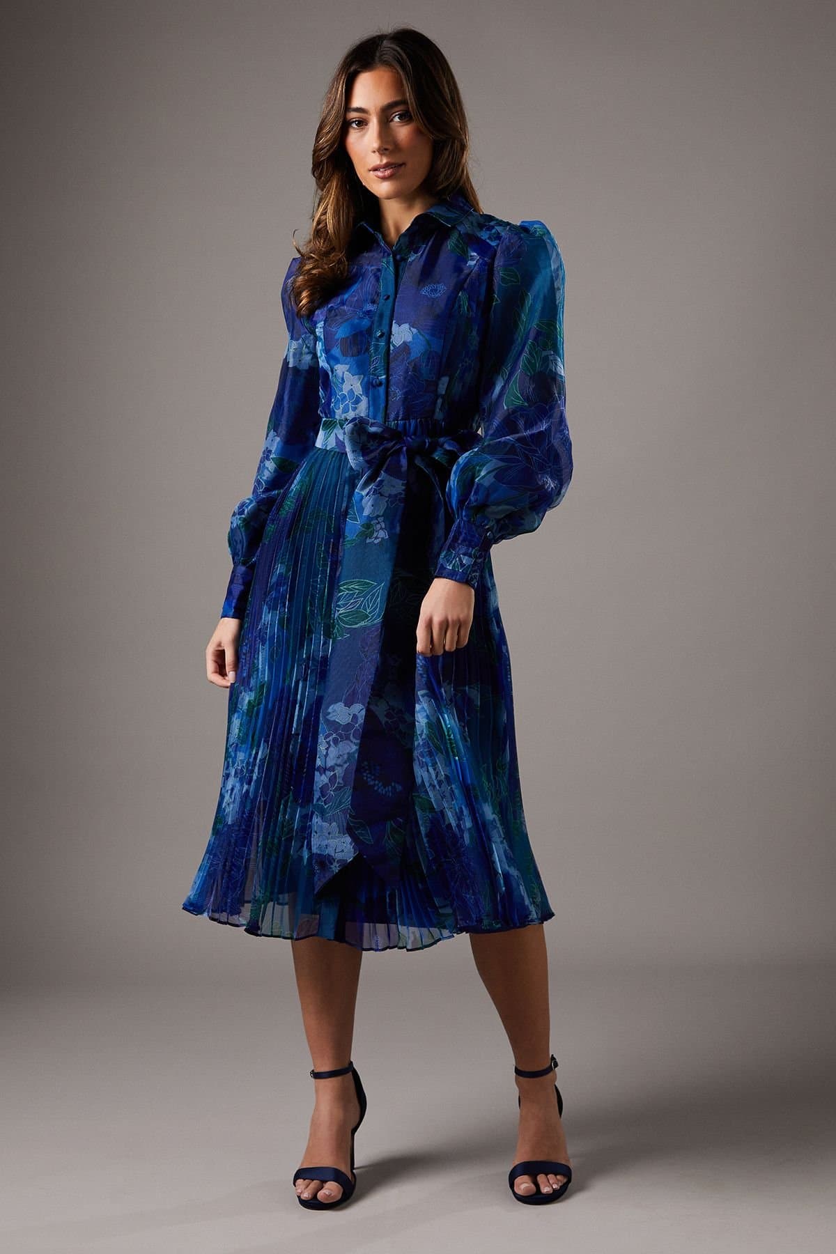 Coast Coast Women's Organza Printed Shirt Dress