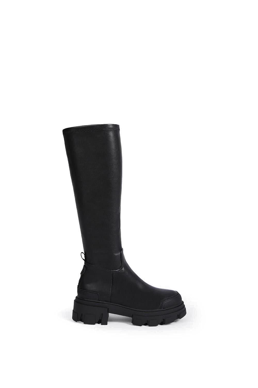 KG Kurt Geiger KG Kurt Geiger Black Leather Knee-High Boots