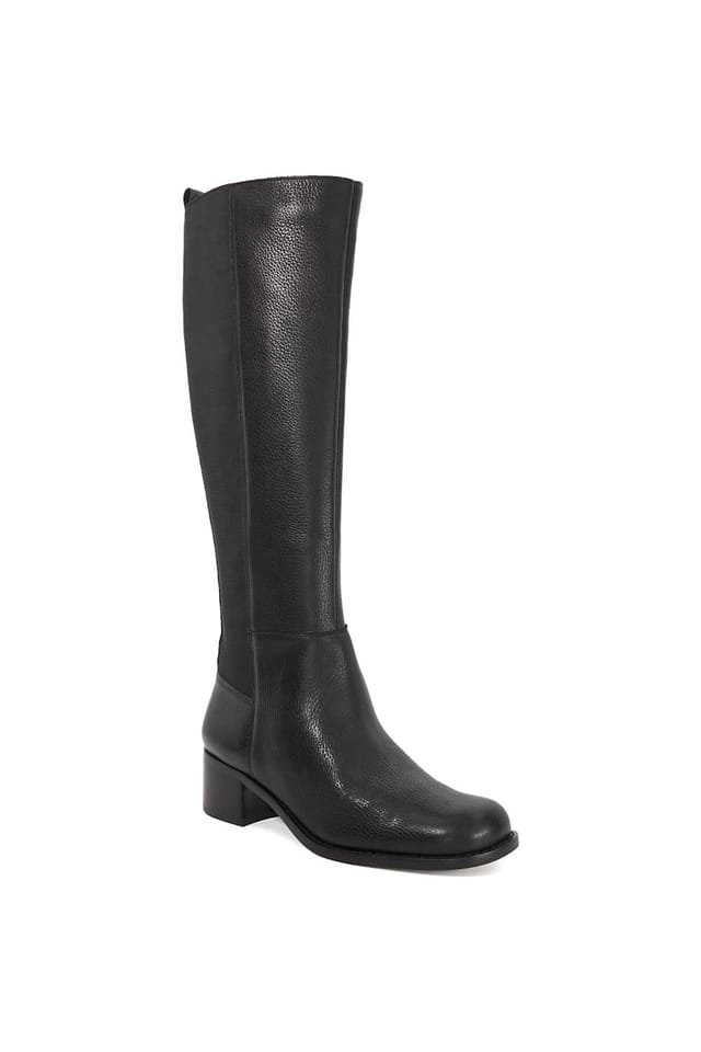Dune London Dune London Women's 'Turner' Leather Knee High Boots in Black - 2