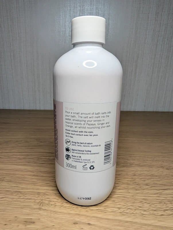 Monuspa Monuspa Papaya & Ginger Bath Salts 300ml