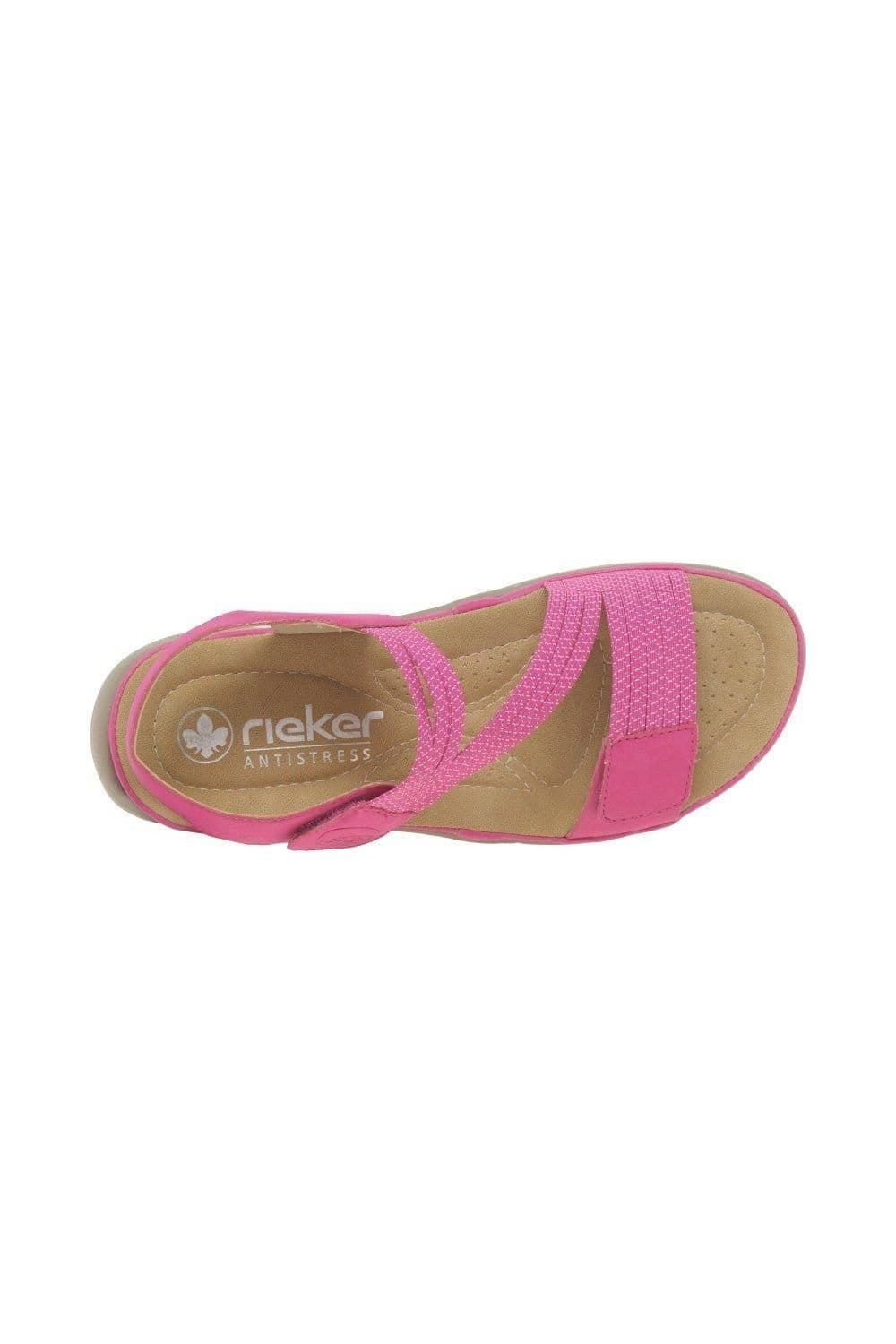 Rieker Rieker Women's 'Locket' Sandals in Fuchsia - 4
