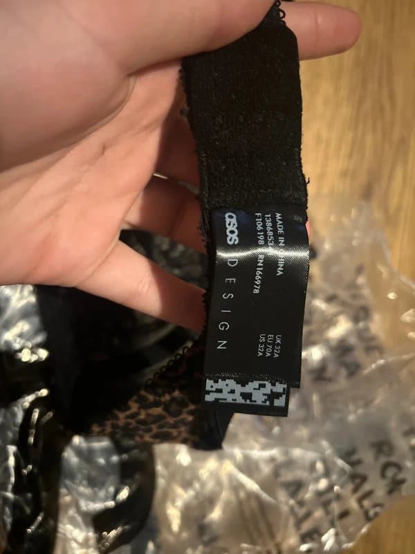 ASOS Leopard print lace bra