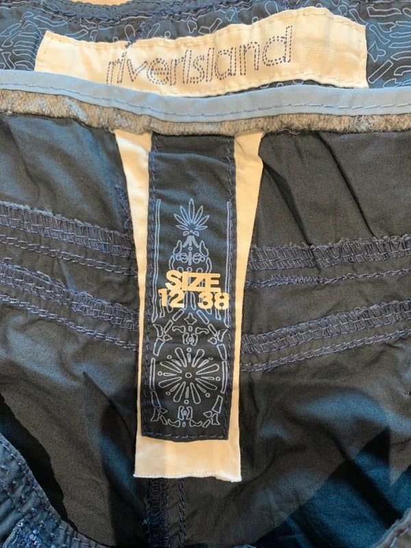 River Island River Island vintage cargo very low rise Mini shorts size 12