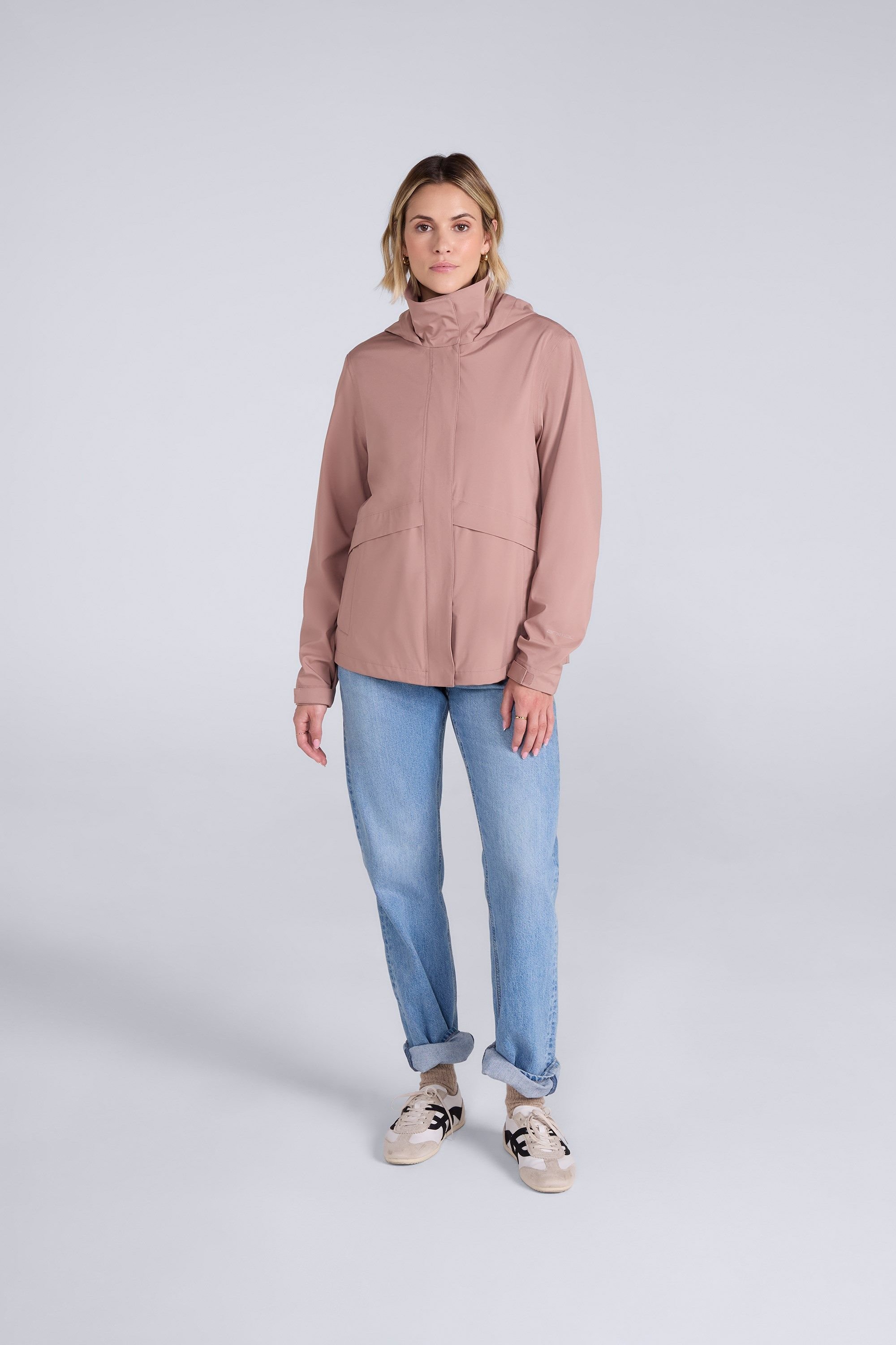 Animal Animal Women's 'Finn' Breathable Waterproof Hooded Jacket in Pink - 2