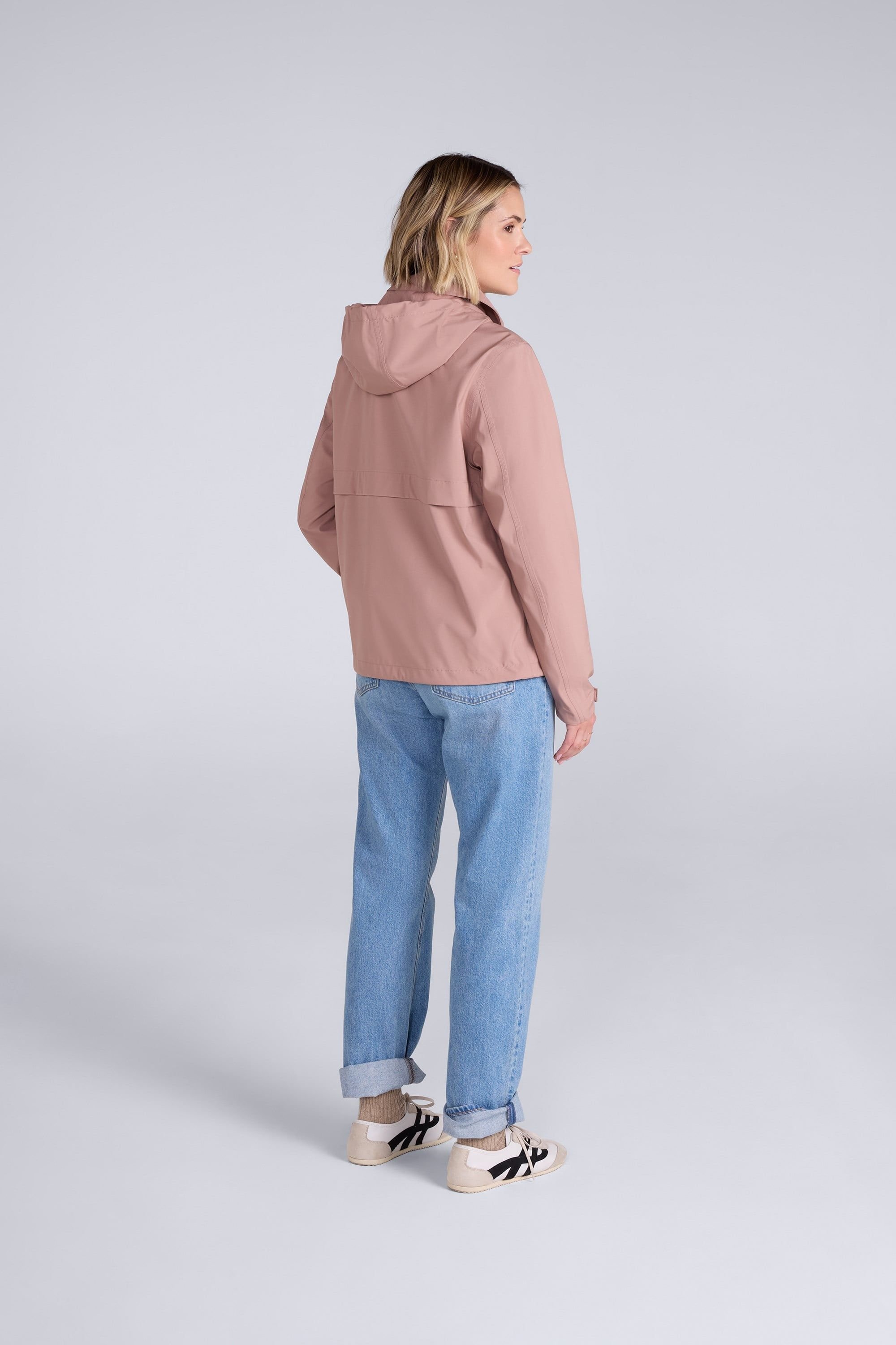 Animal Animal Women's 'Finn' Breathable Waterproof Hooded Jacket in Pink - 4