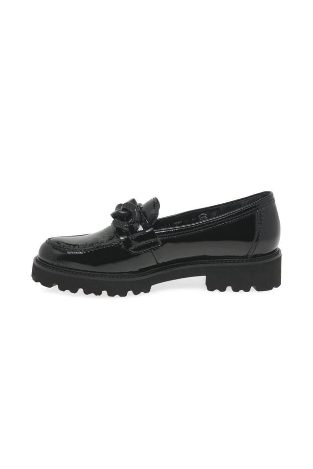 Gabor Gabor Women's 'Squeeze' Chunky Slip On Shoes in True Black - 2