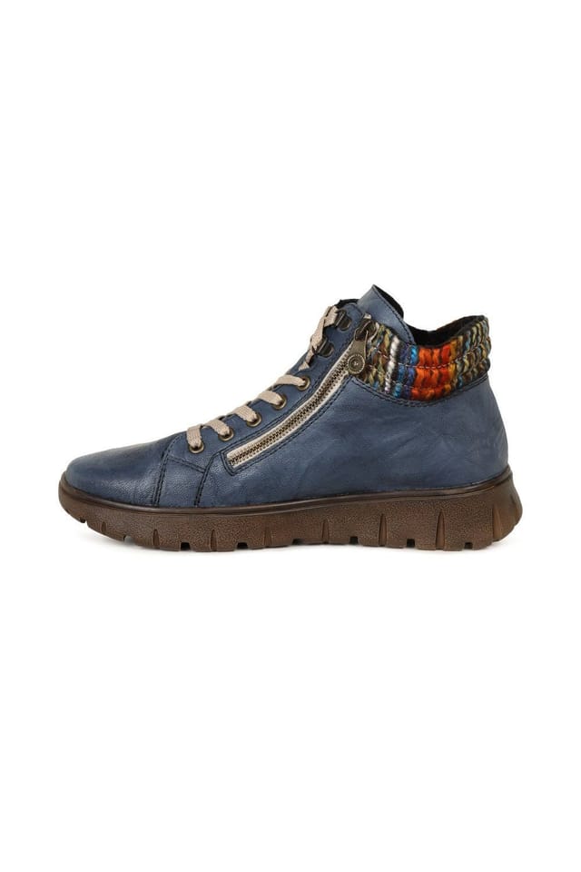 Rieker Rieker Women's 'Oxbridge' Ankle Boots in Blue - 2