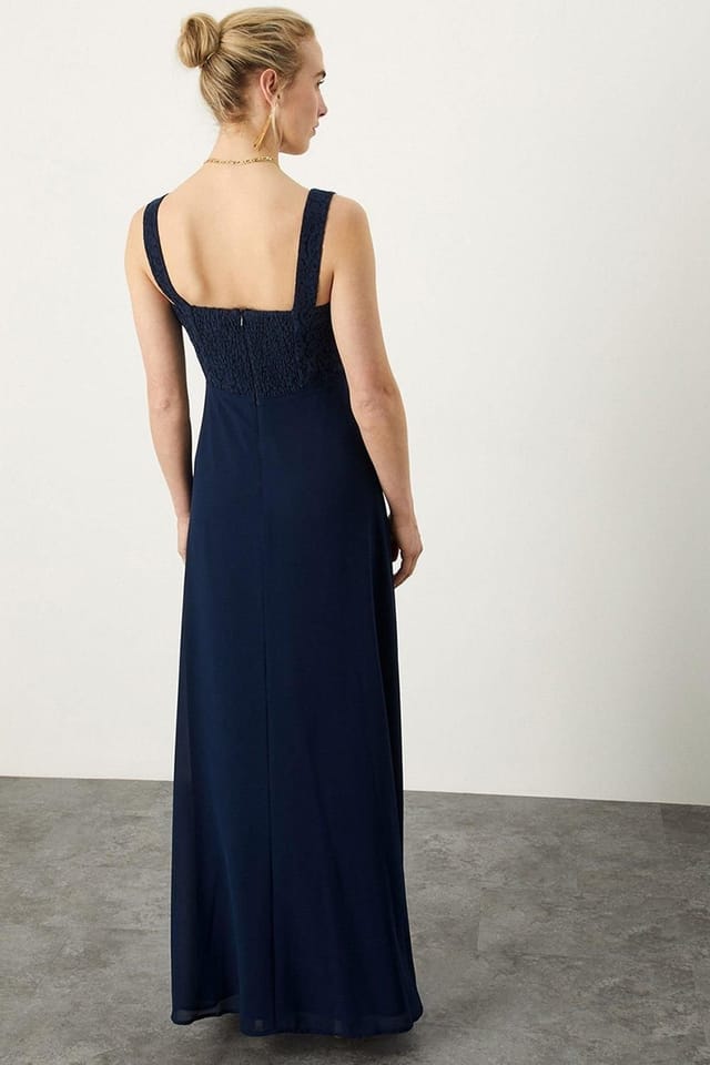 Monsoon Monsoon Women's 'Lori' Lace Maxi Dress in Blue - 3