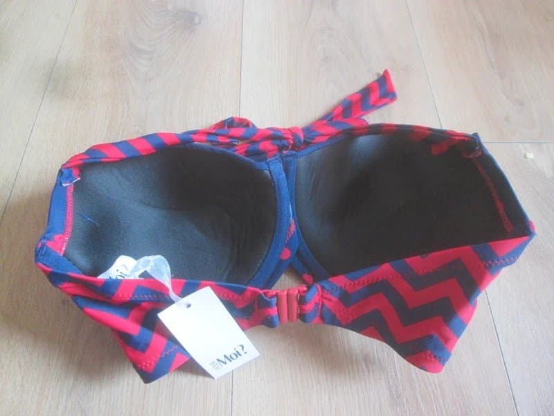 Pour Moi Pour Moi size 32E underwired padded halter bikini top Brand new with tags