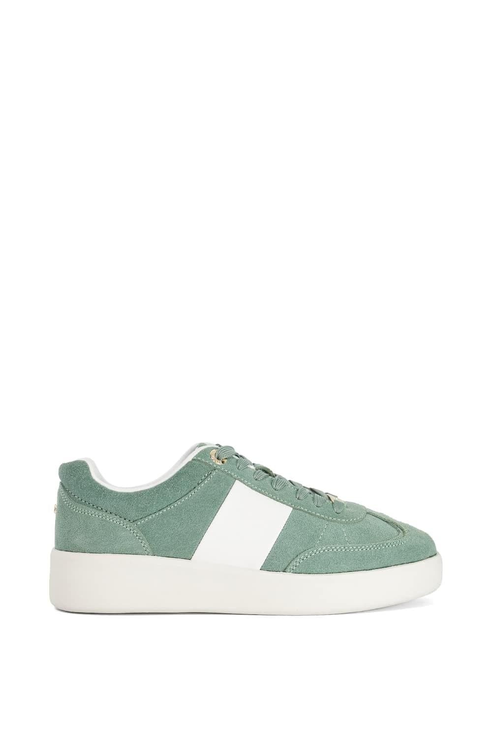 Dune London Dune London Women's 'Enticing' Suede Trainers in Green
