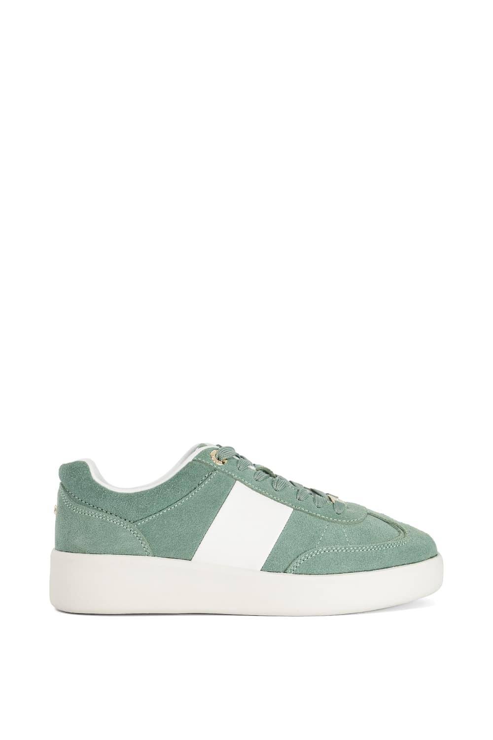 Dune London Dune London Women's 'Enticing' Suede Trainers in Green - 2