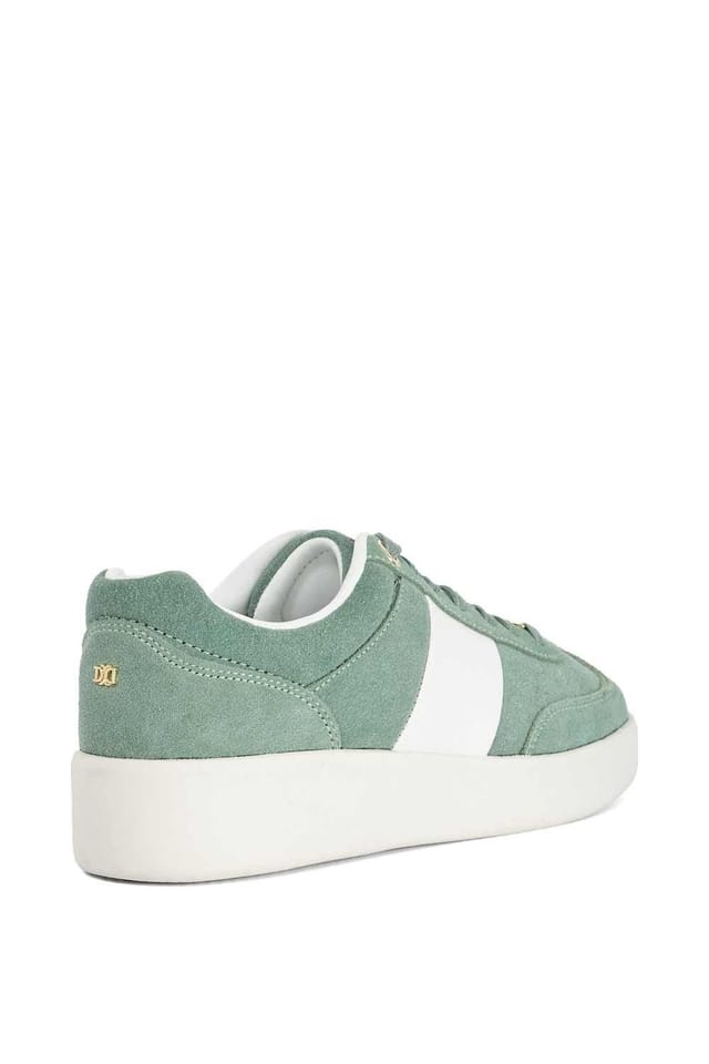 Dune London Dune London Women's 'Enticing' Suede Trainers in Green - 3