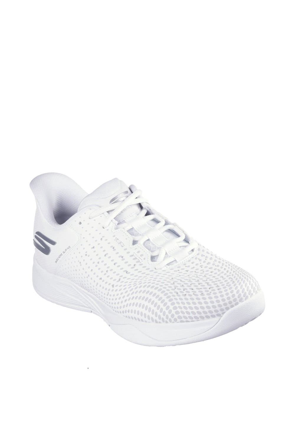 Skechers Skechers Men's White Slip-ins Relaxed Fit Trainer